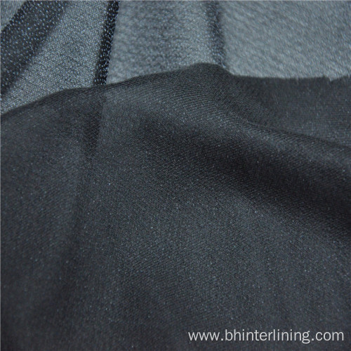 PES coating cheap knitted stretch interlining fabric
